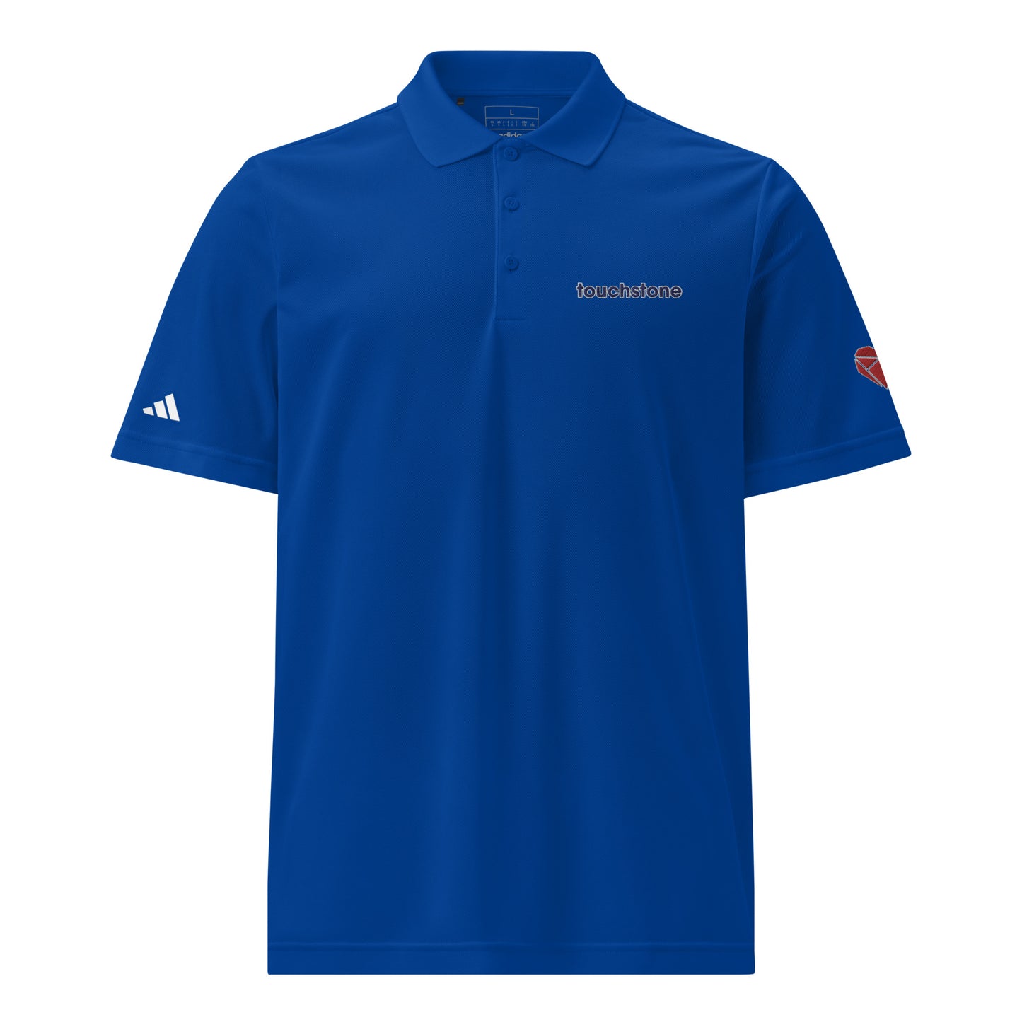 Touchstone - Adidas Polo (Blue touchstone chest)