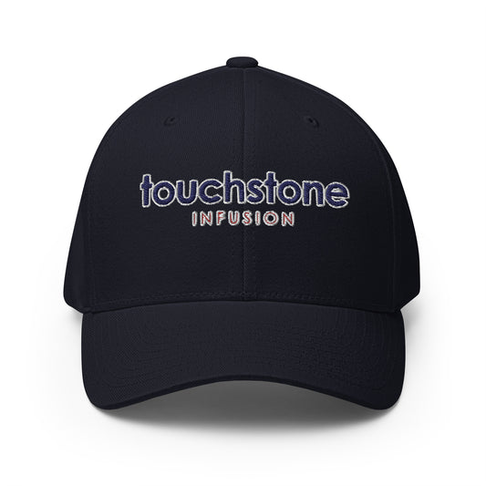 Touchstone Fitted Cap (white outline)