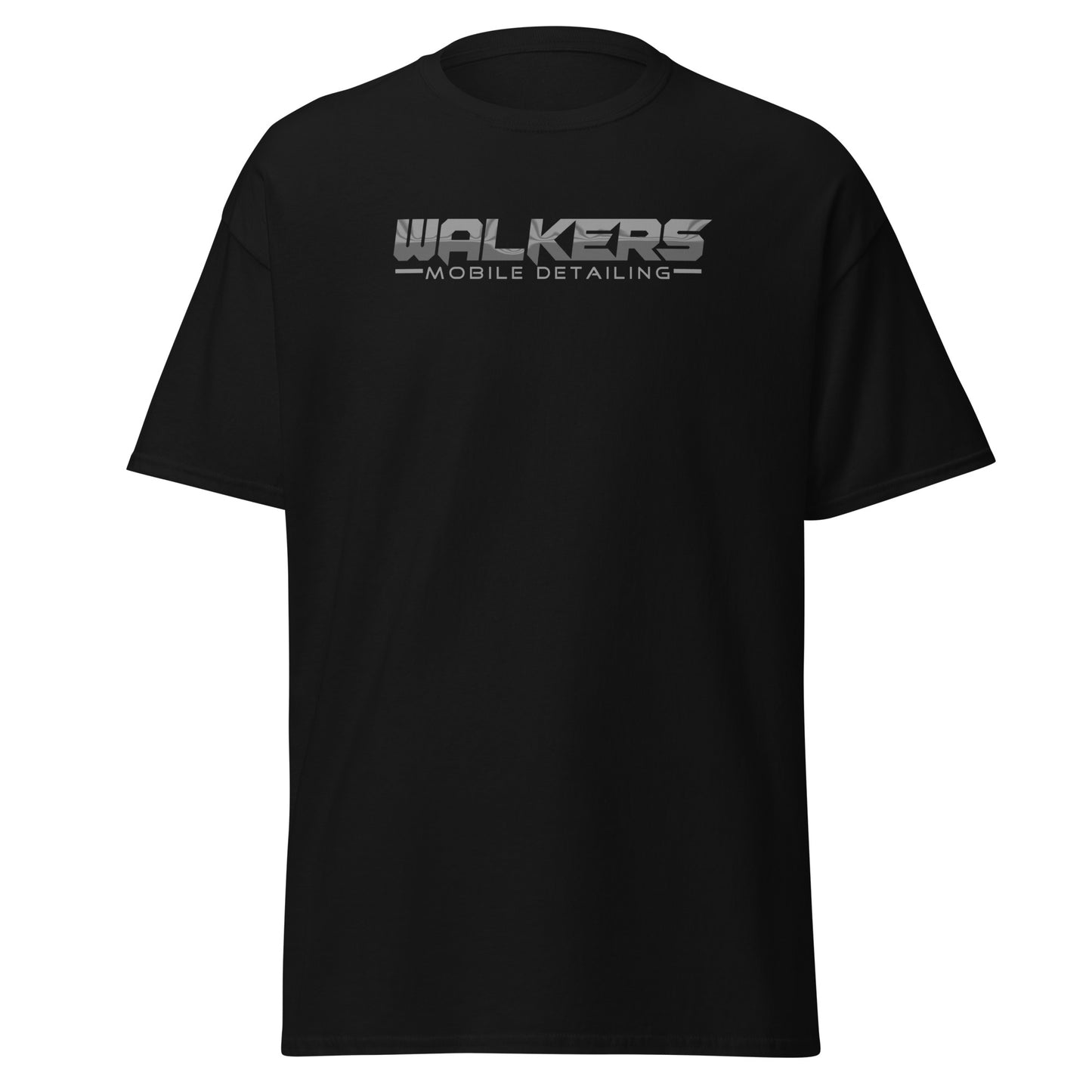 Walkers Mobile Detailing Front Tee Blk