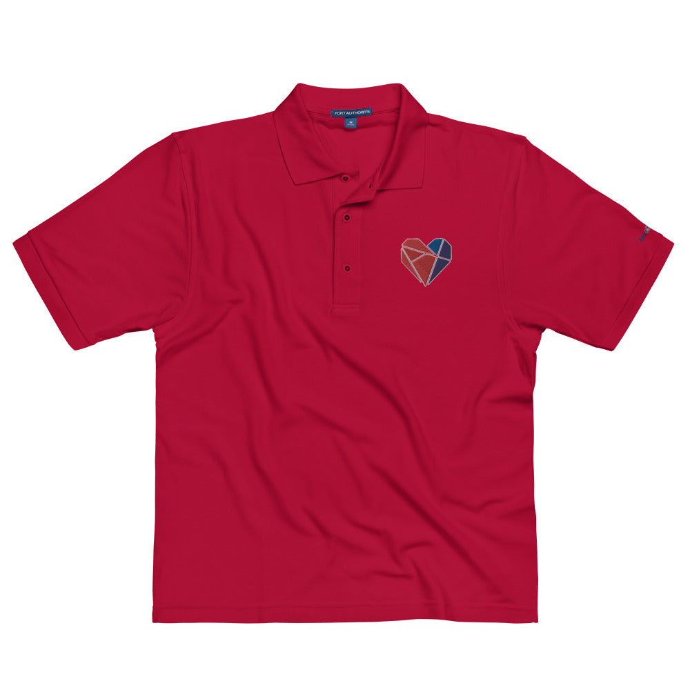 Touchstone - Men's Premium Polo (Heart Chest)