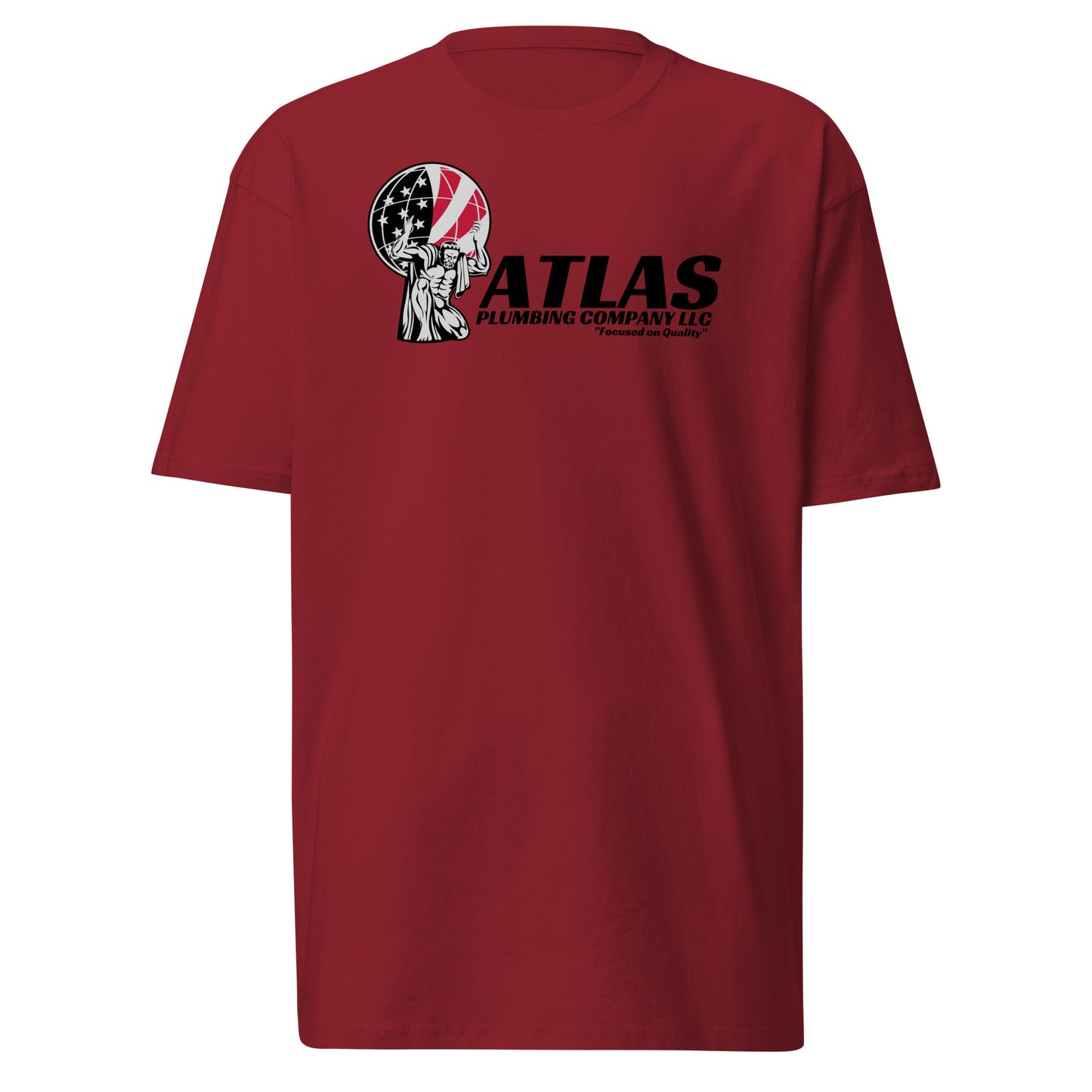 Atlas Plumbing Men’s premium heavyweight tee