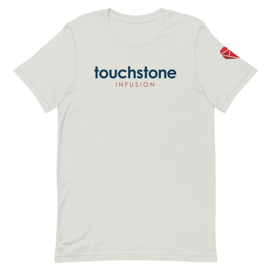 Touchstone Unisex T-shirt (Left shoulder Heart Logo)